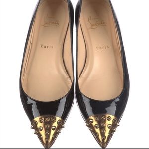 Christian Louboutin Flats with spikes